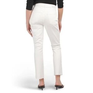 Paige Femme Jeans - Ecru - Frayed Hem Jeans - Size 26